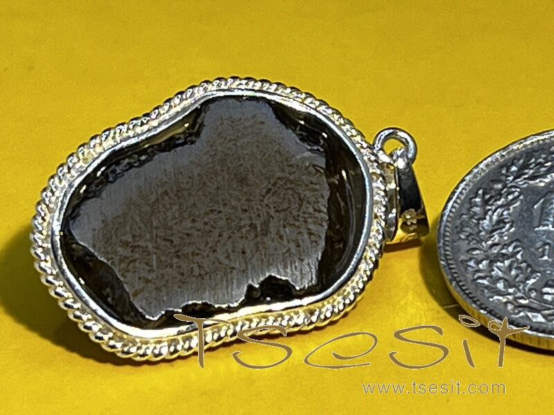 Tsesit - Anhänger mit 925er Silberfassung – Bild 2