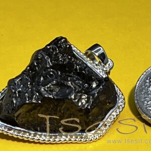 Tsesit - Anhänger mit 925er Silberfassung