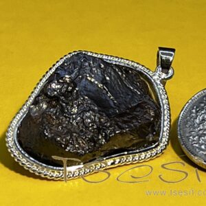 Tsesit - Anhänger mit 925er Silberfassung