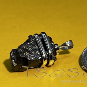 Tsesit - Anhänger mit 925er Silberspirale