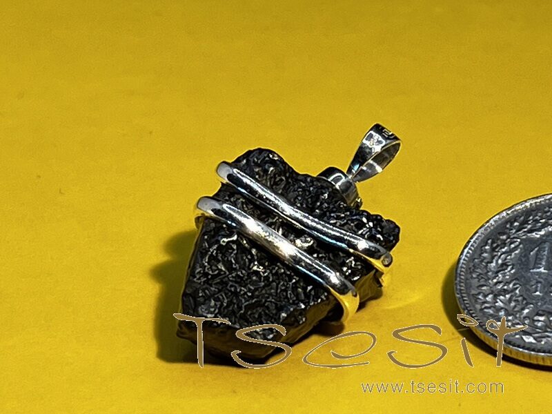 Tsesit - Anhänger mit 925er Silberspirale