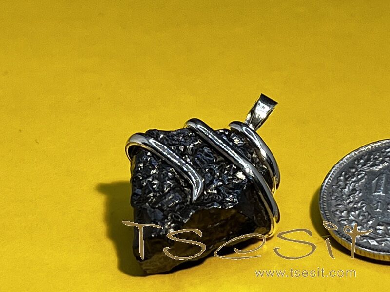 Tsesit - Anhänger mit 925er Silberspirale – Bild 2