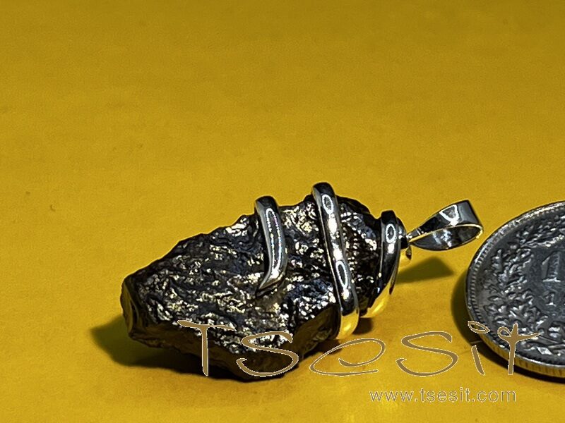 Tsesit - Anhänger mit 925er Silberspirale – Bild 2