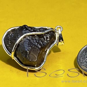 Tsesit - Anhänger mit 925er Silberdraht