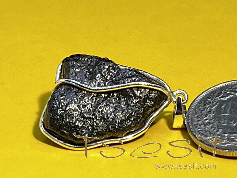 Tsesit - Anhänger mit 925er Silberdraht – Bild 2