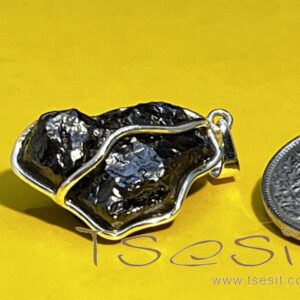 Tsesit - Anhänger mit 925er Silberdraht