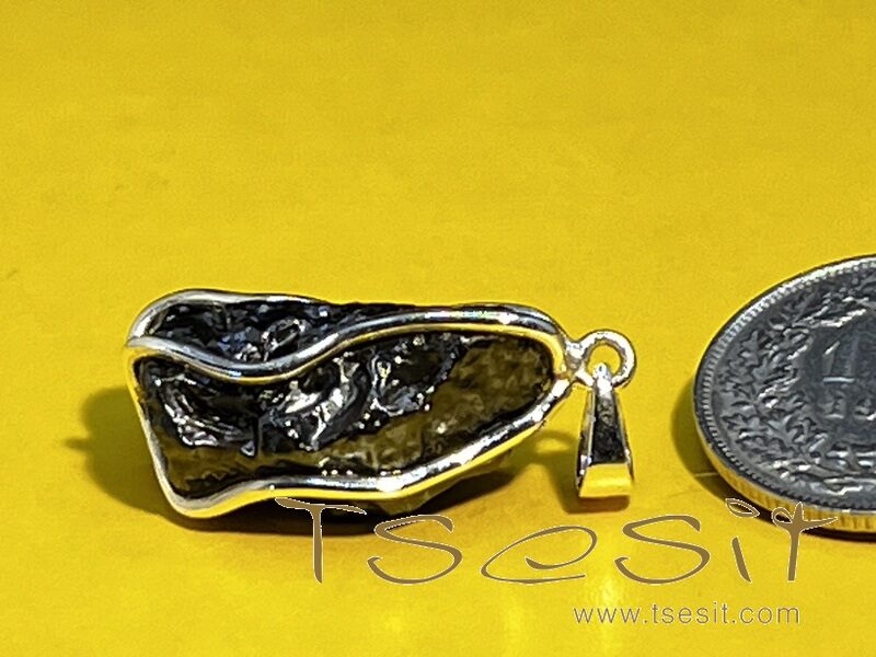 Tsesit - Anhänger mit 925er Silberdraht