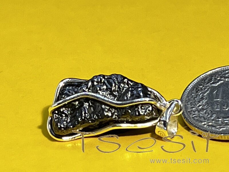 Tsesit - Anhänger mit 925er Silberdraht – Bild 2